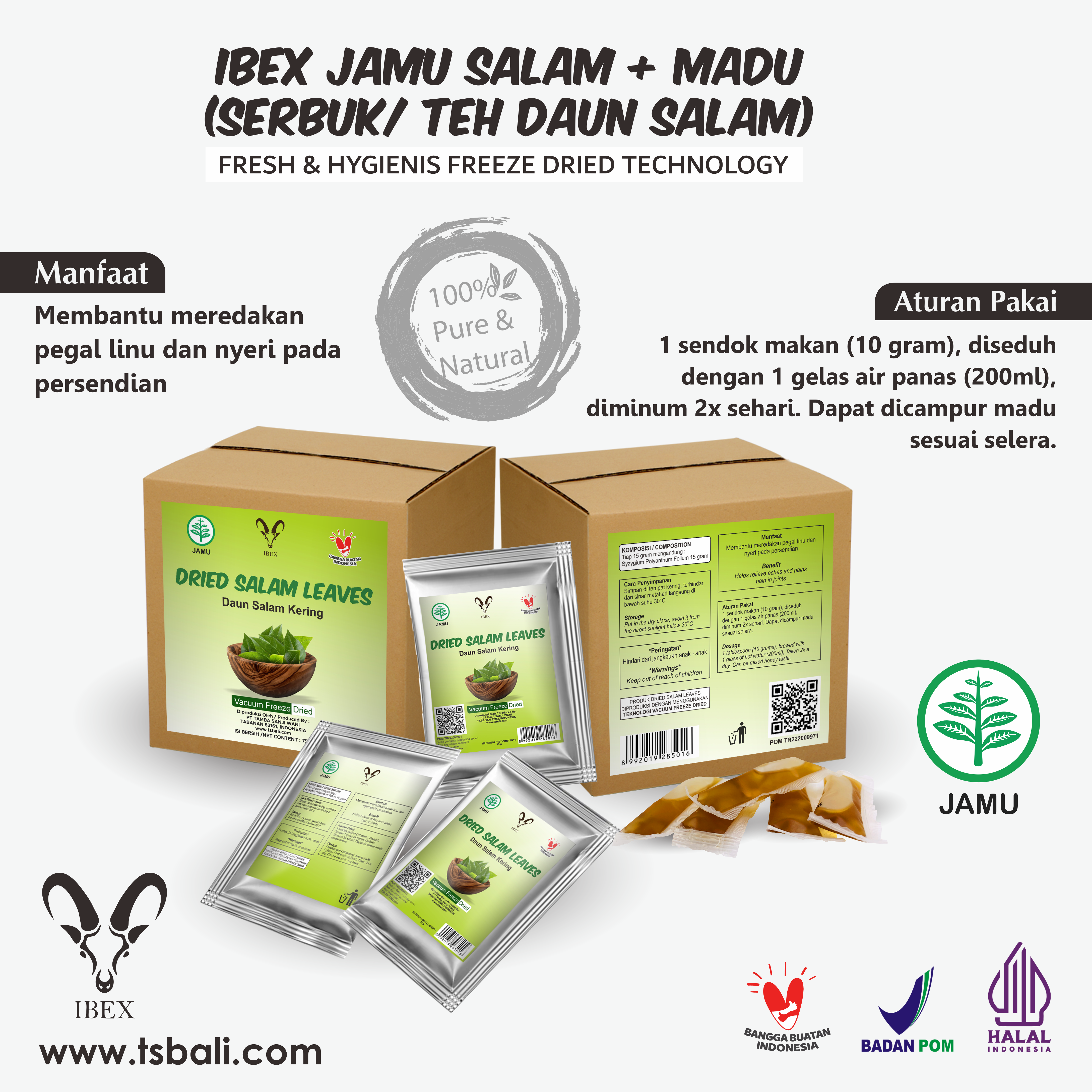 Jamu Daun Salam leaflet
