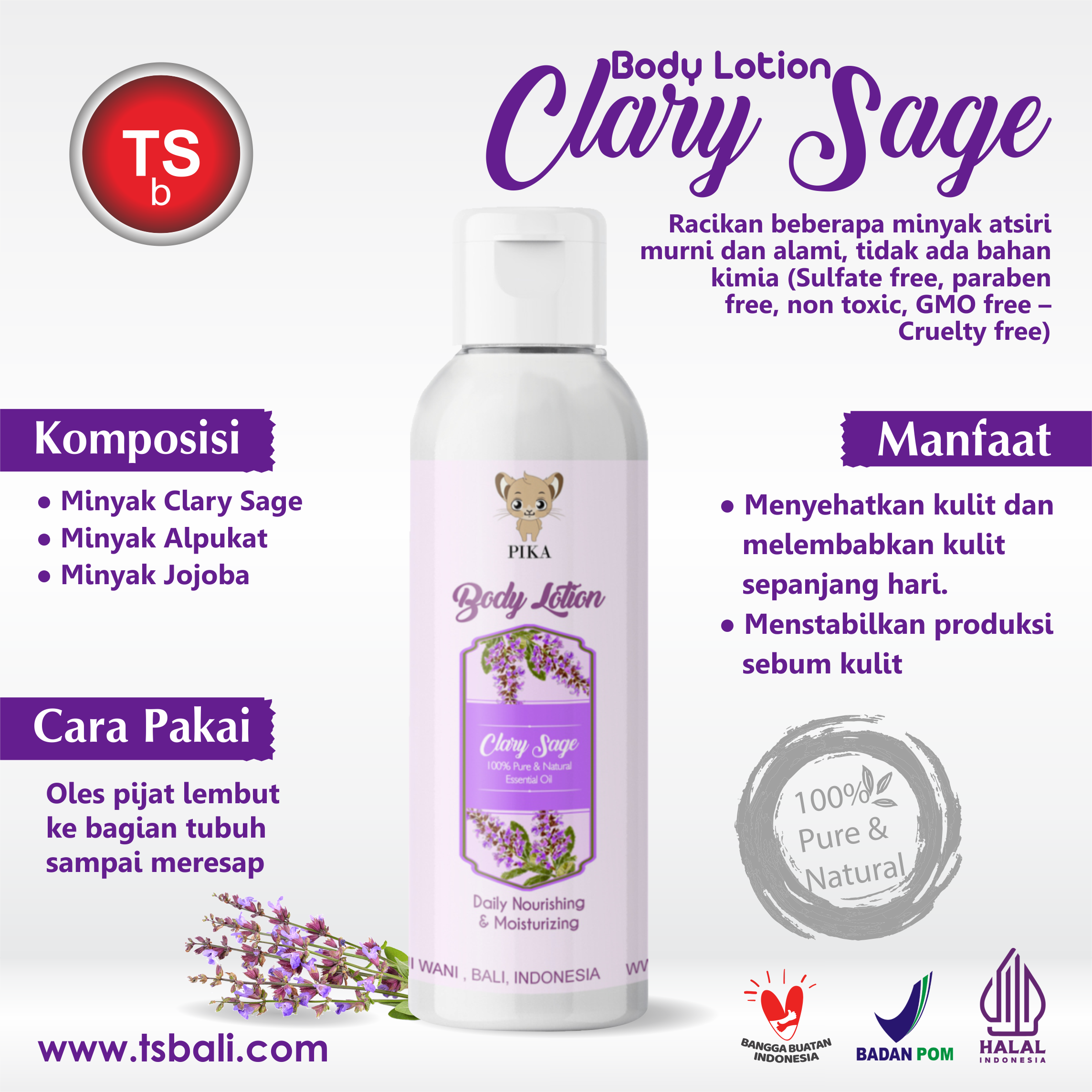 Clary Sage Body Lotion